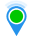 Green map marker