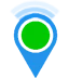 Green map marker