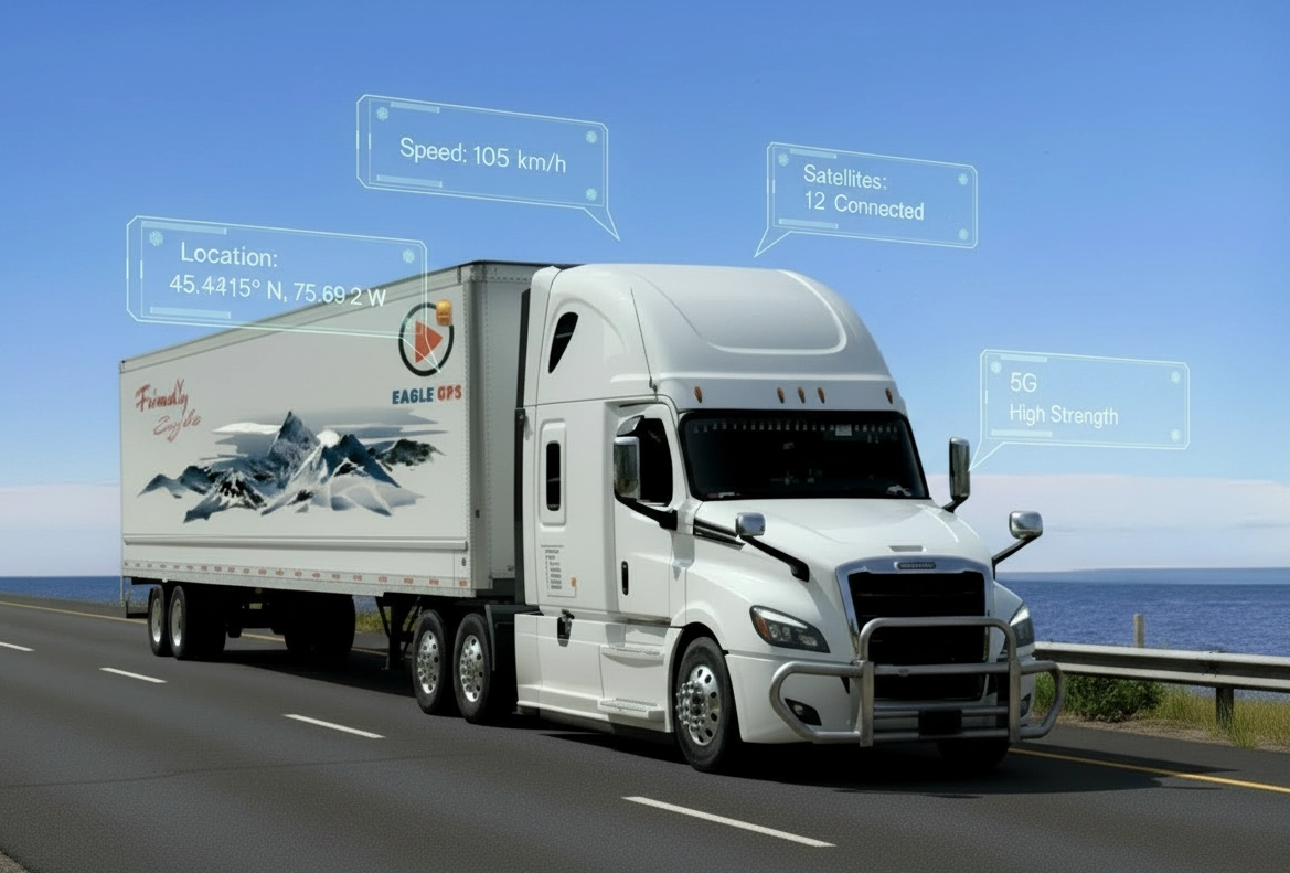 EAGLE GPS real-time vehicle tracking — reliable GPS for fleets and trucks
